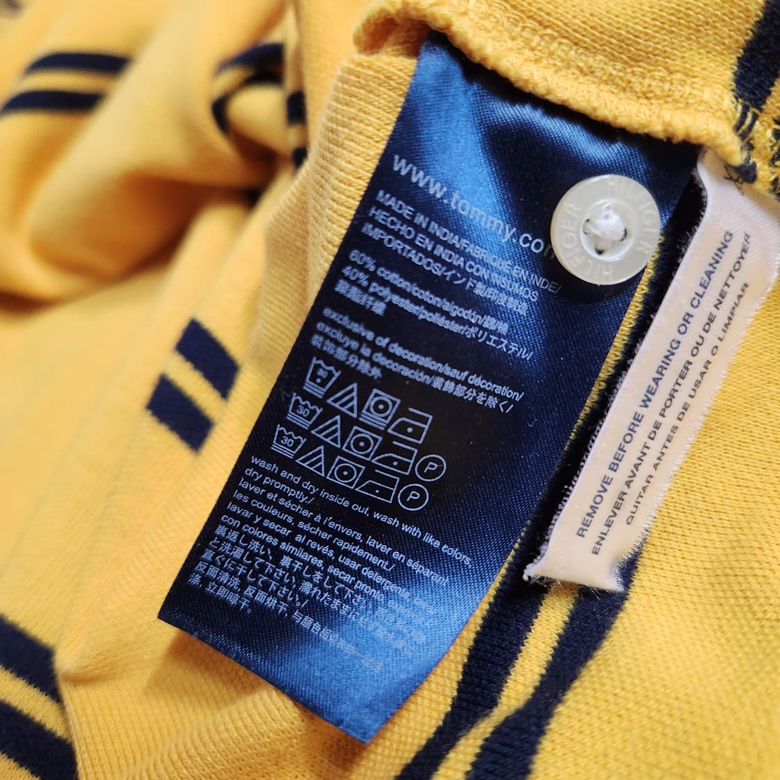 266A [XXL] 타미힐피거 남성 반팔 카라티 상품이미지5