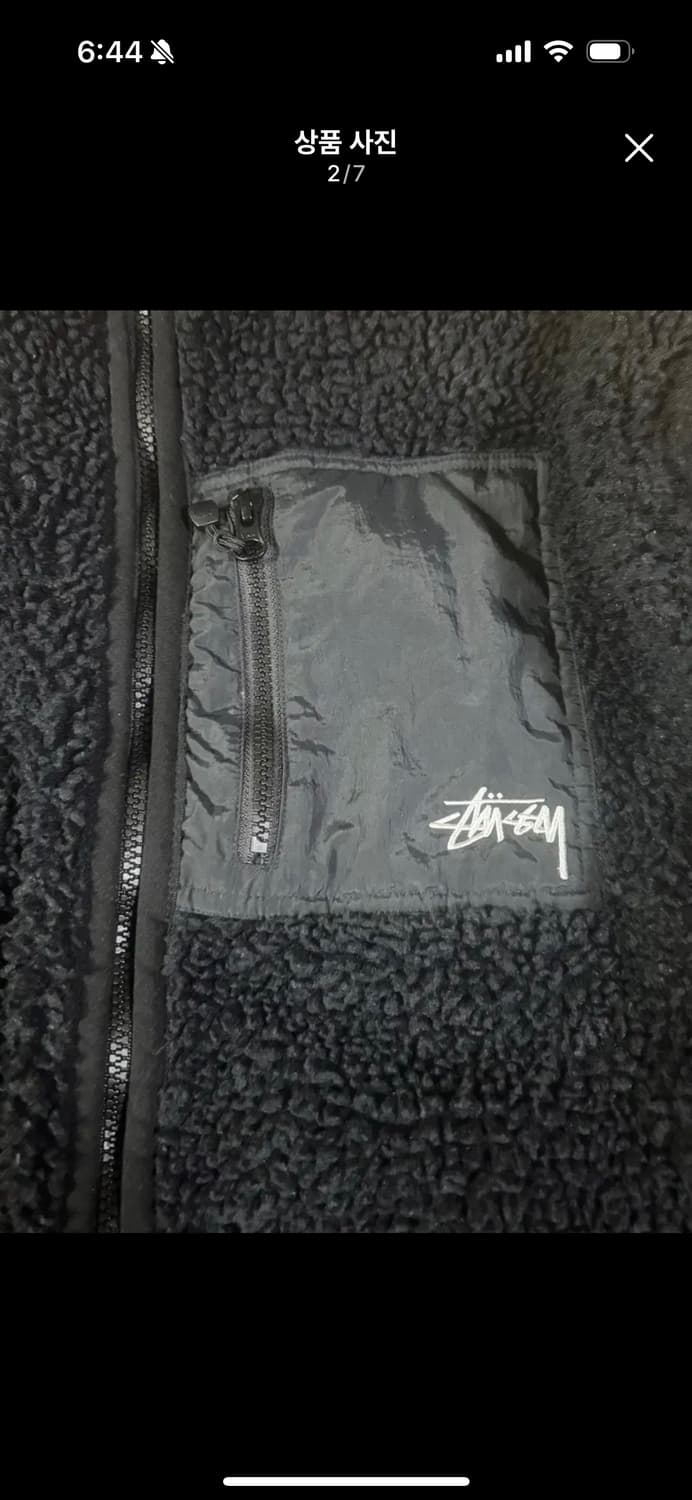 스투시 쉐르파 리버시블 자켓 블랙 상품이미지2