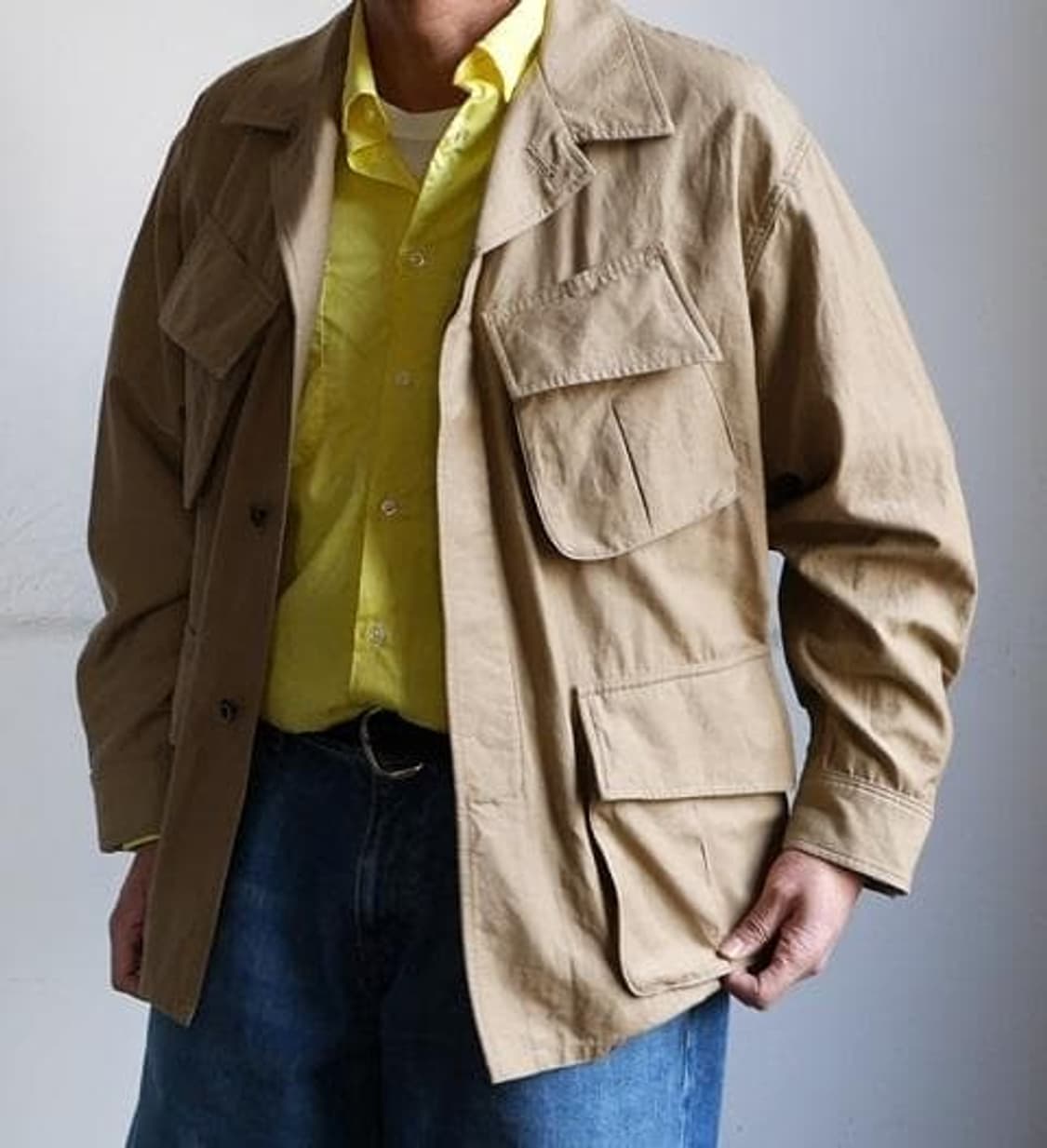 블럼스 blurhms 22ss 룻스탁 컴뱃 트로피컬 퍼티그 자켓 상품이미지8