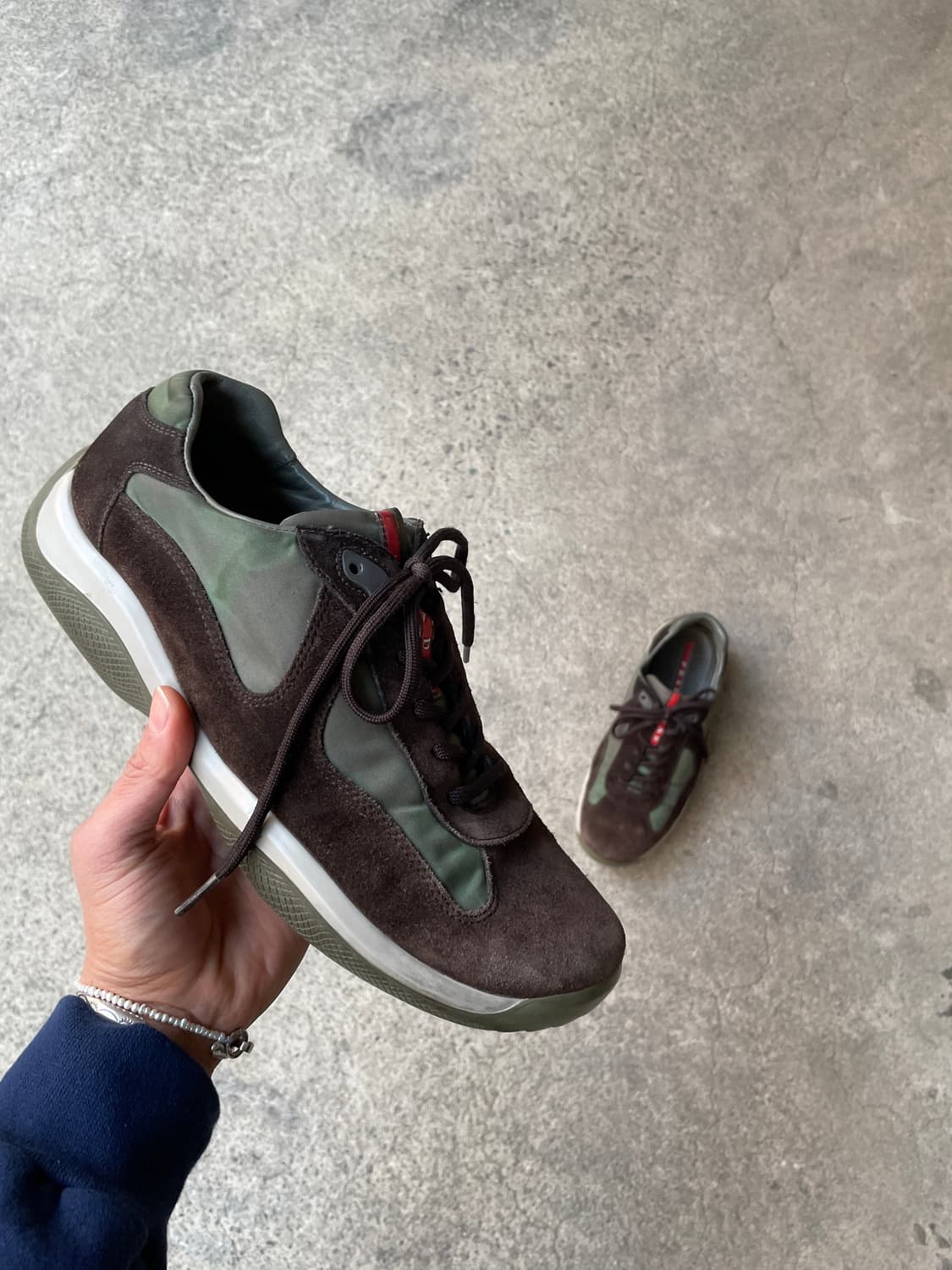 00s Prada Sports America’s Cup Brown  상품이미지6