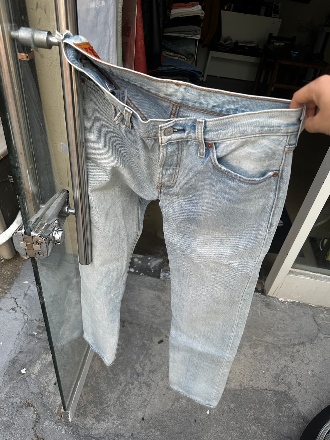 Levis 리바이스 501 워싱 데님 w31 상품이미지4