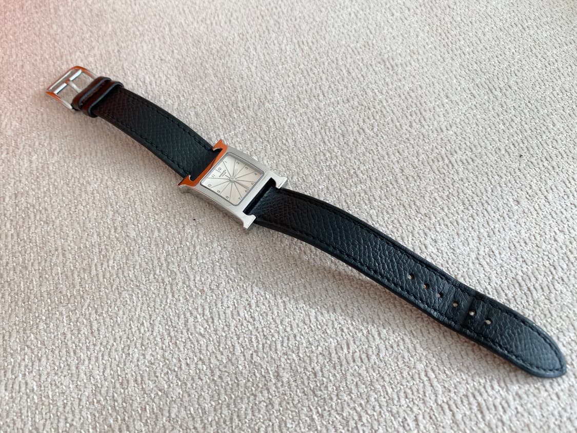 에르메스 H아워 HH1.210 여성용 PM 화이트 다이얼 쿼츠 상품이미지3