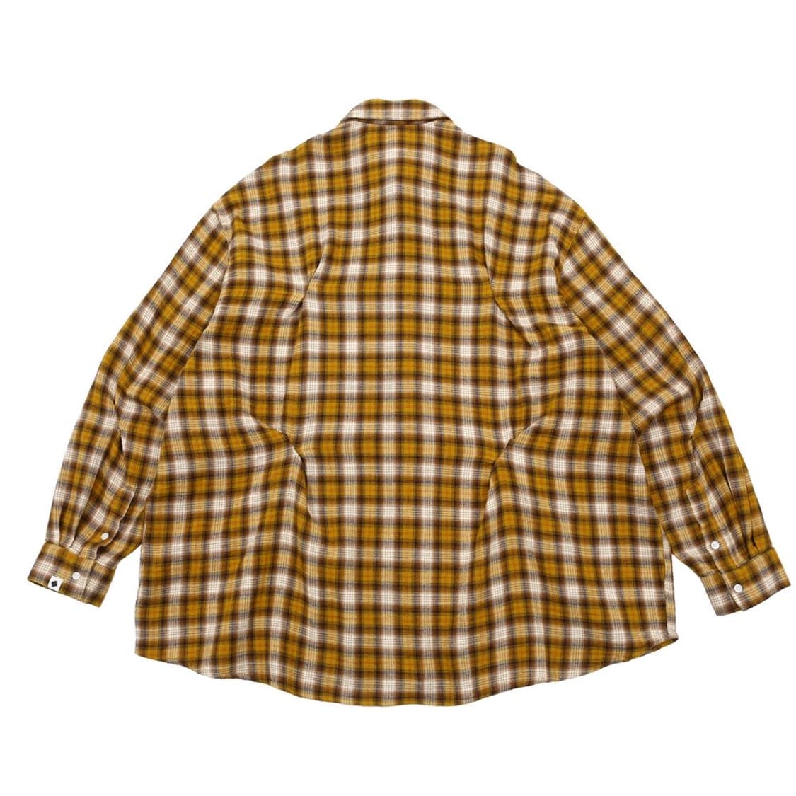 노쿨러스 CHECK BITE SHIRTS MUSTARD 체크 셔츠 2 상품이미지2