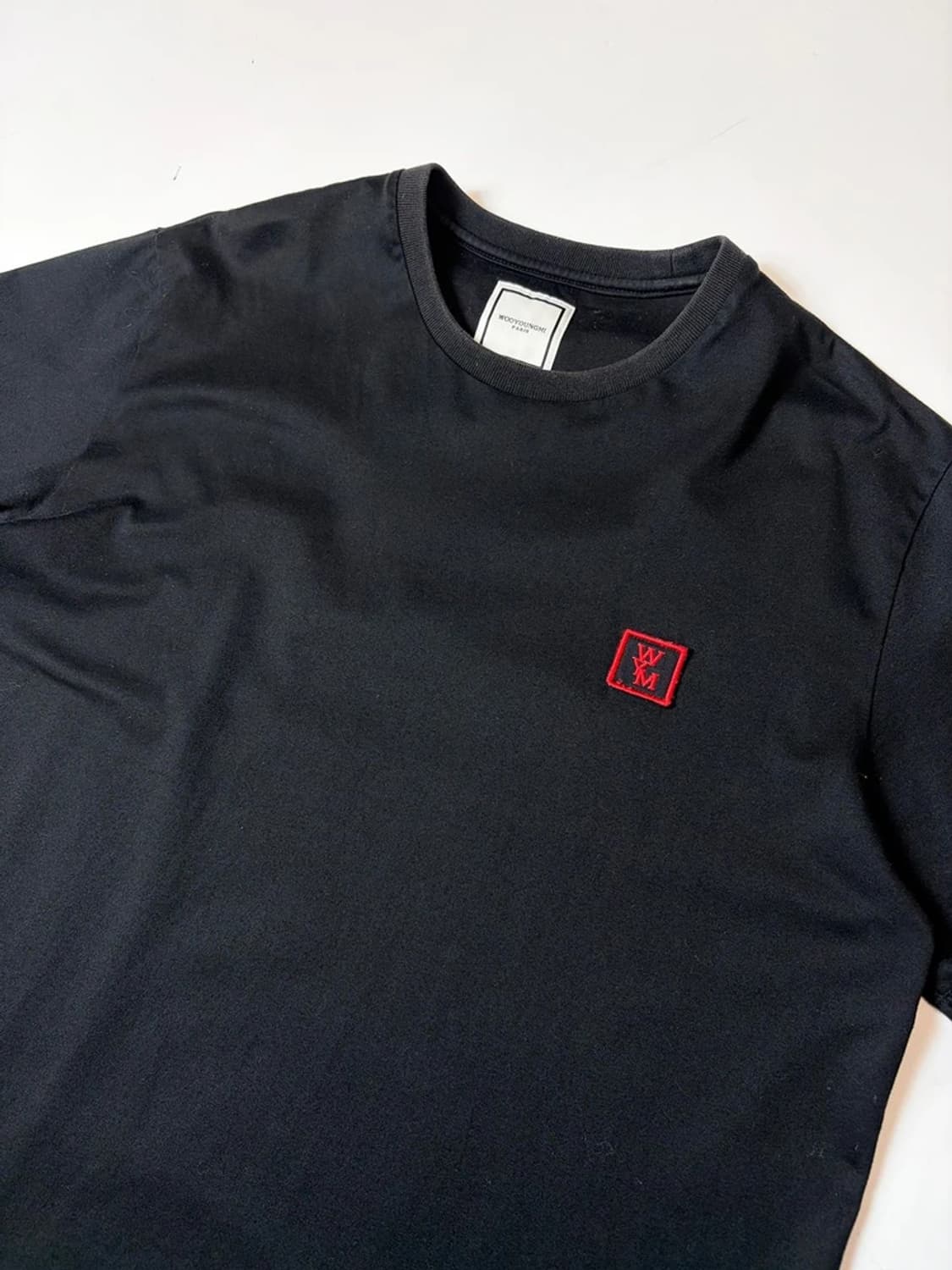 우영미 19FW 백로고 반팔 티셔츠 PN9552 상품이미지4