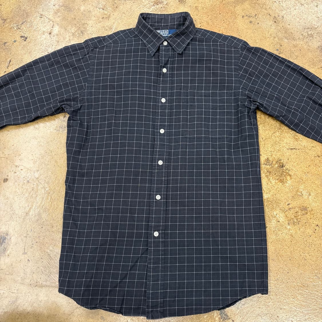 [정품/S] 폴로 랄프로렌 체크 긴팔 셔츠 b18 상품이미지3