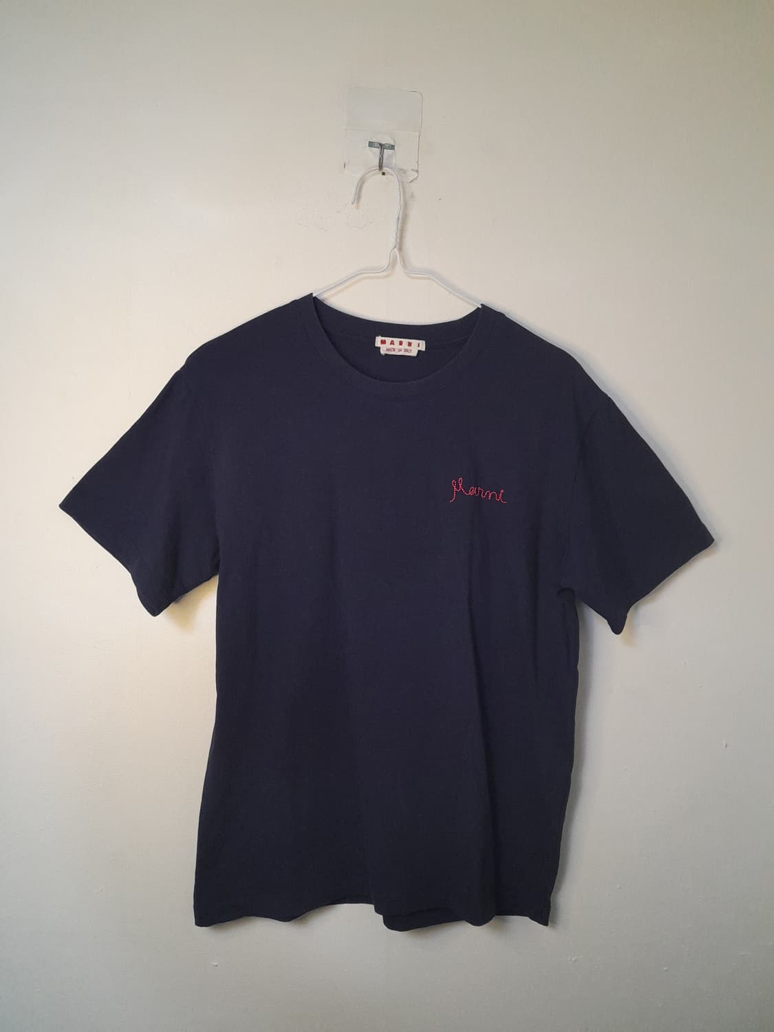 마르니 MARNI 네이비 반팔 티셔츠 36 상품이미지1