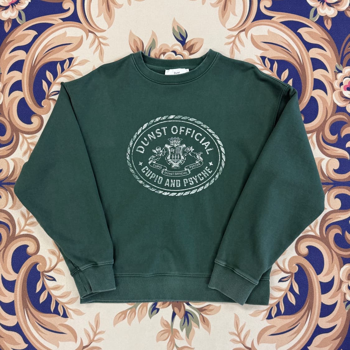 (S)던스트 DUNST 큐피드캠퍼스 맨투맨(그린) 상품이미지1