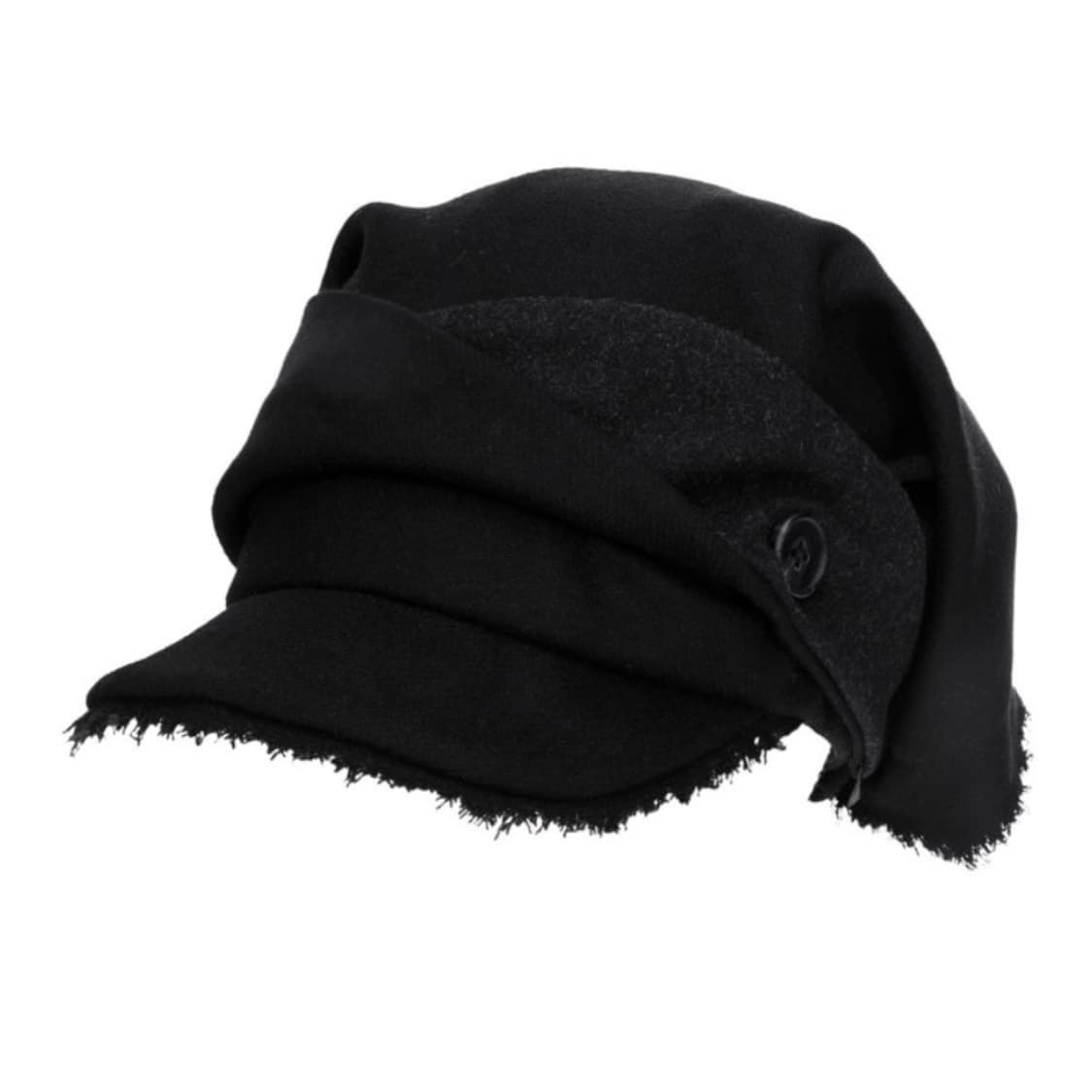 오호스 스카프 베일 울 캡 차콜 상품이미지2