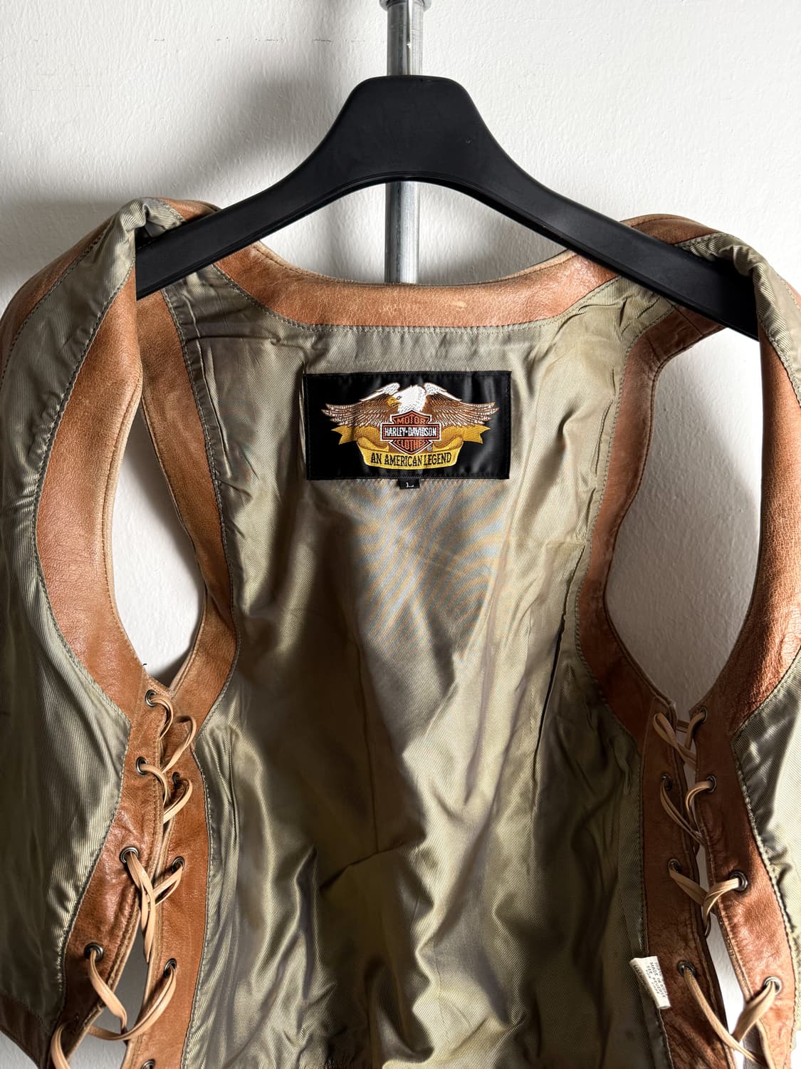  Harley-Davidson USA Leather Vest 상품이미지6