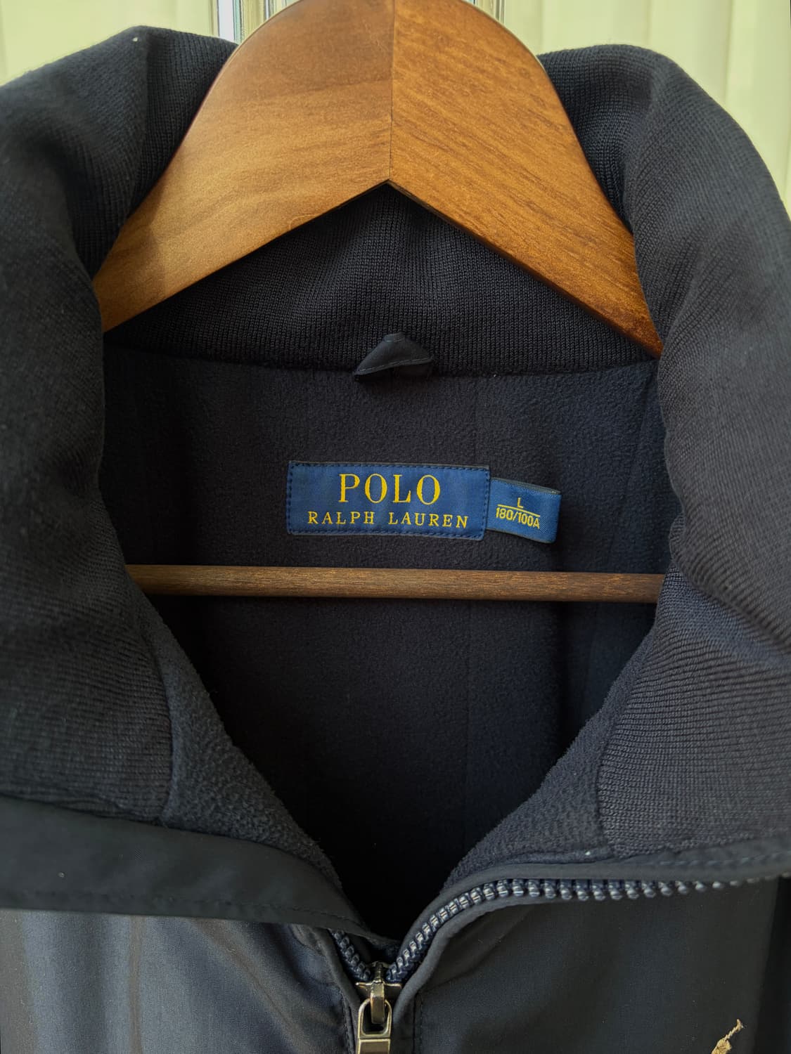 [L]폴로 랄프로렌 모크넥 폴리쉘 블루종 페리 자켓 navy 상품이미지8