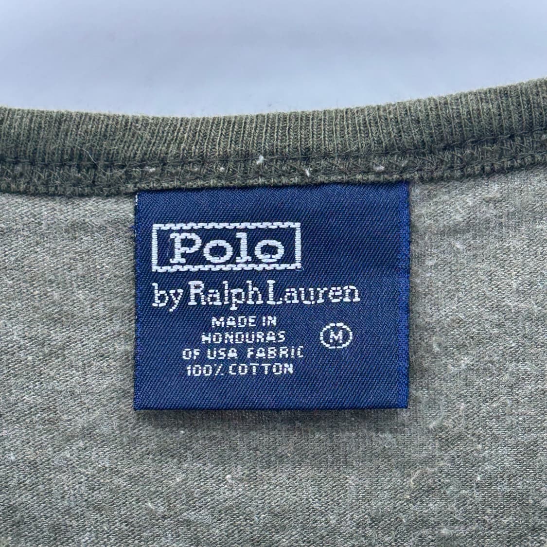 [POLO] 폴로랄프로렌 포니로고 카키 링거 반팔티셔츠 상품이미지4