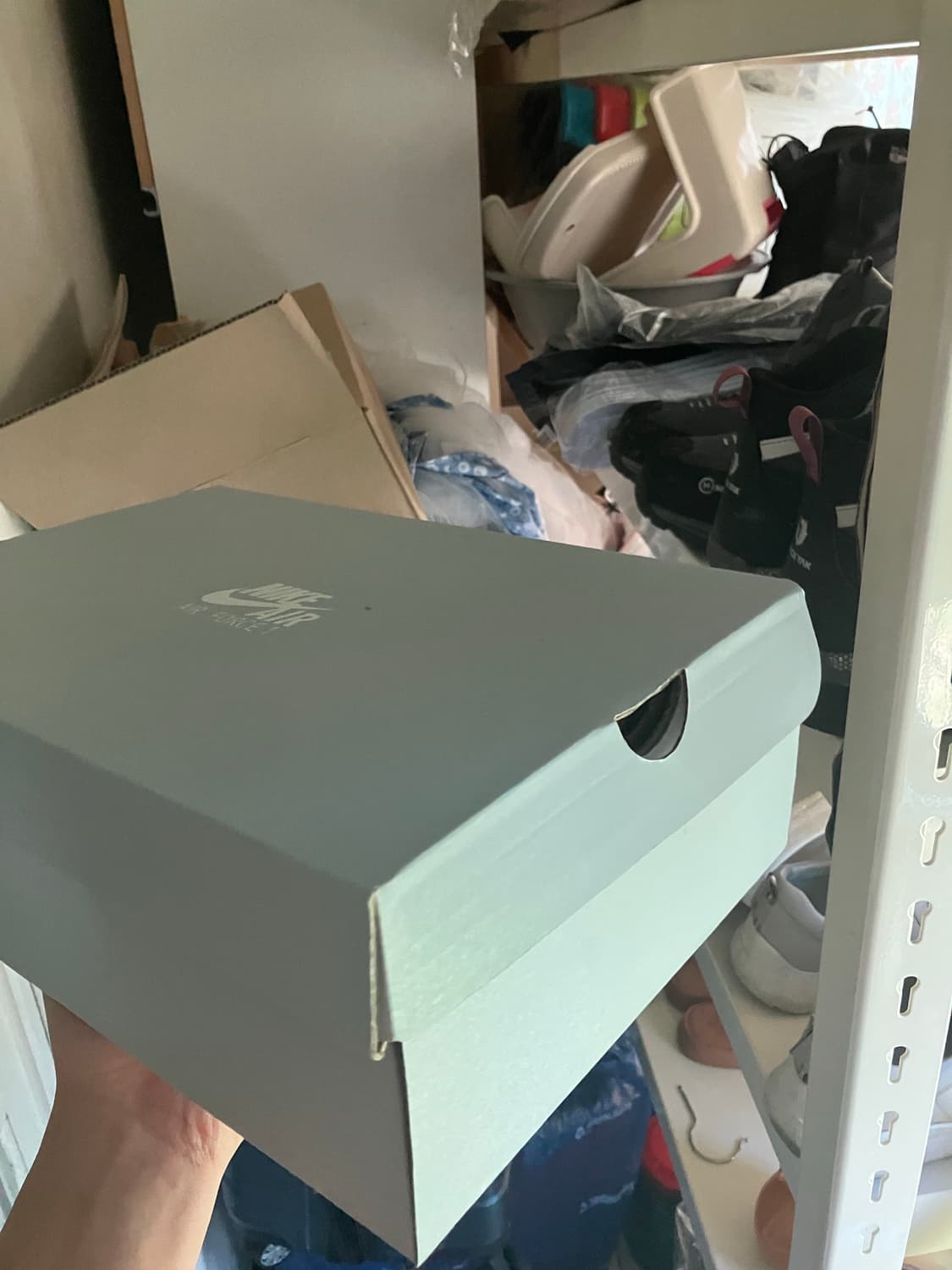 [새상품]나이키 에어포스1 로우 트리플블랙280 상품이미지6