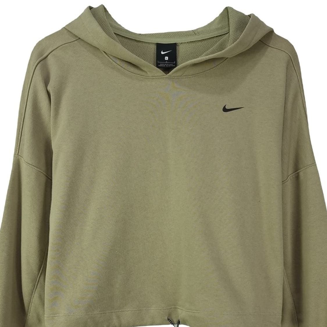 [나이키](새상품) 오버사이즈 크롭 후드티 샌드 M18384 상품이미지4