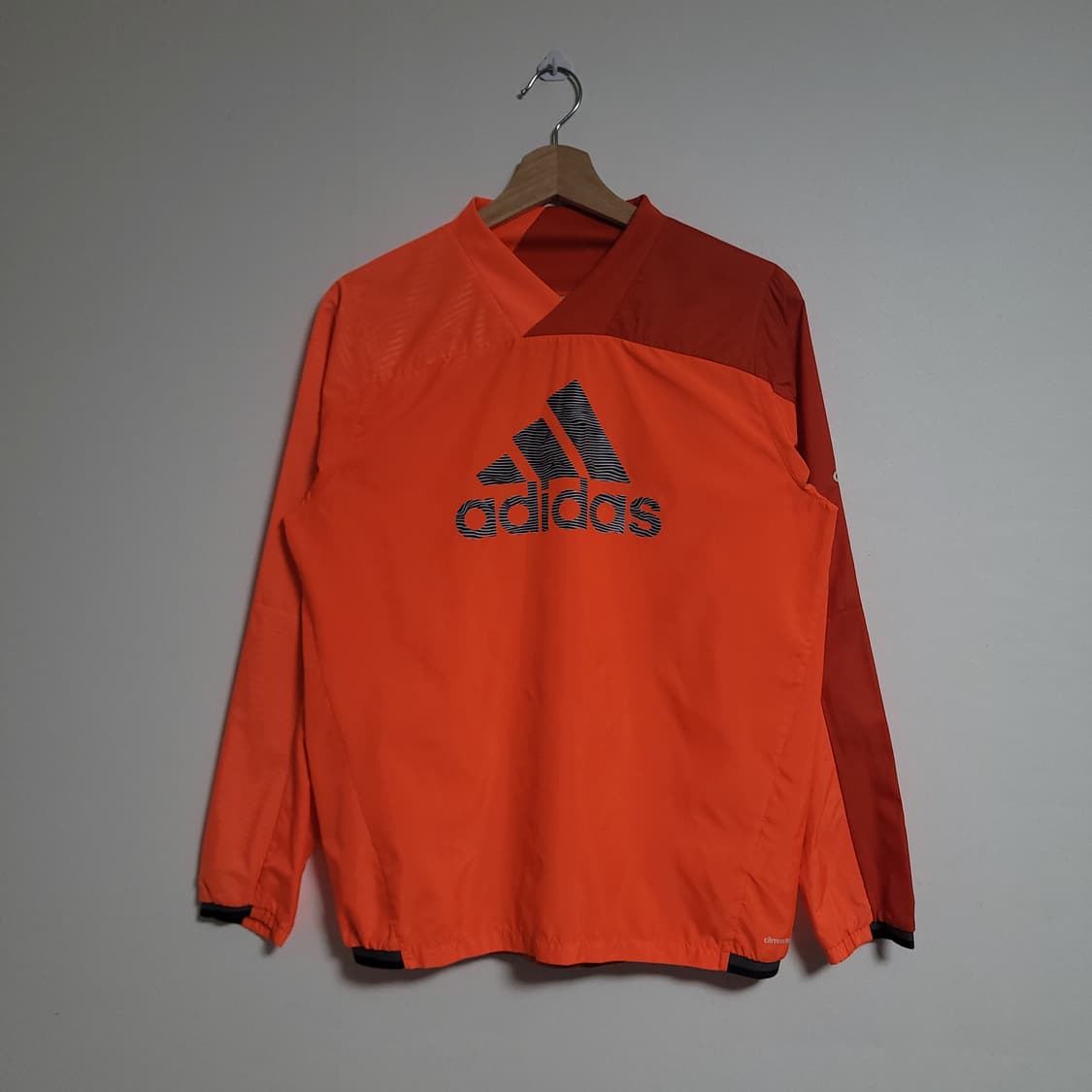 (160) ADIDAS 아디다스 기능성 브이넥 웜업 바람막이 롱슬리브 상품이미지1