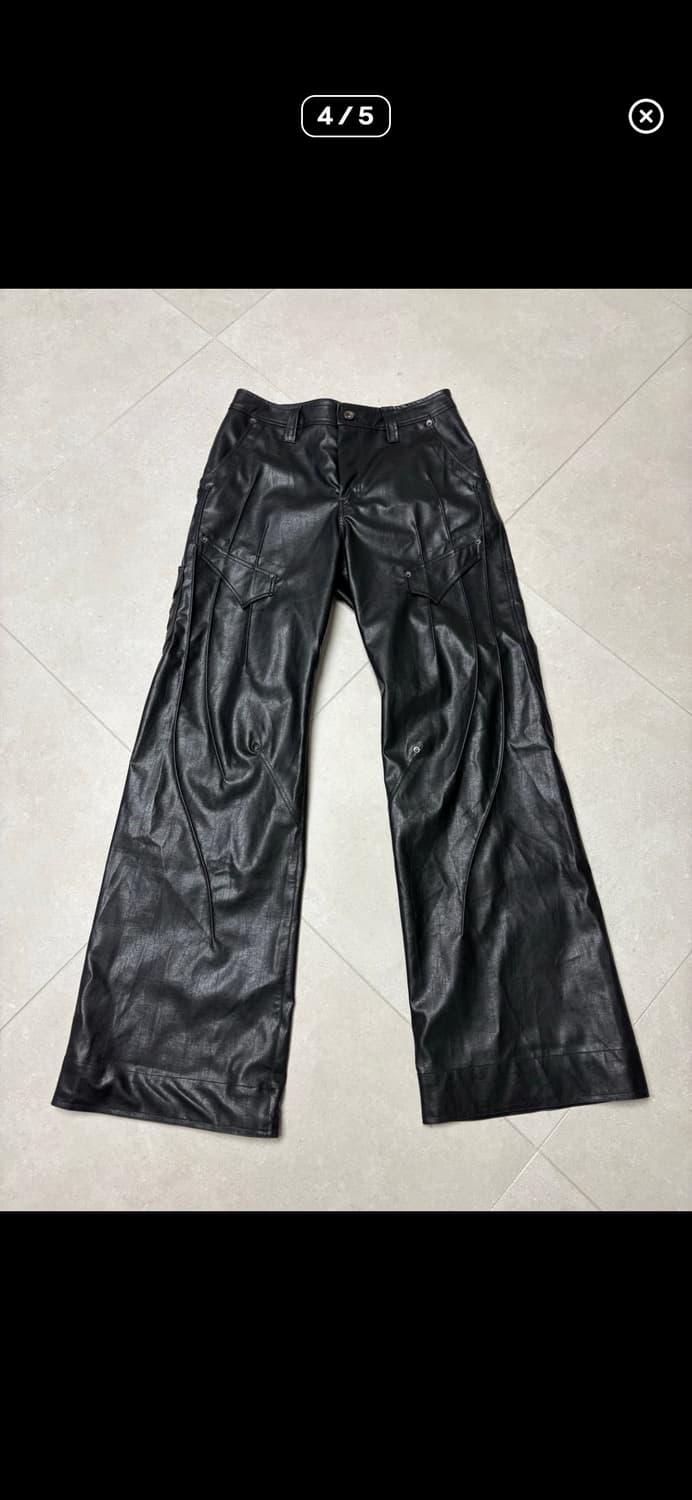 에이시넥틱스 레더 팬츠 s 상품이미지2