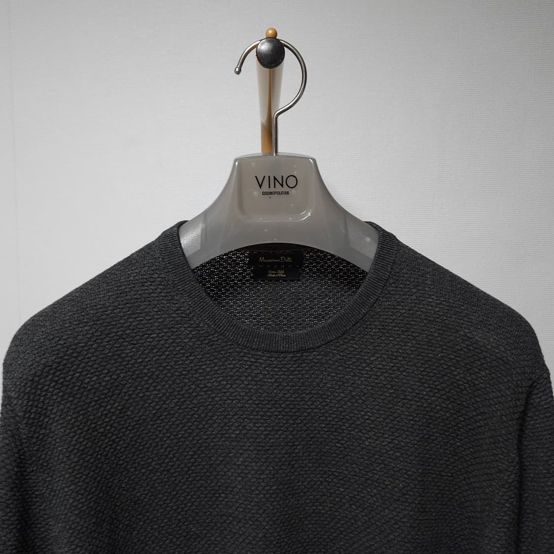 L ) 마시모뚜띠 남성 니트 차콜 상품이미지1