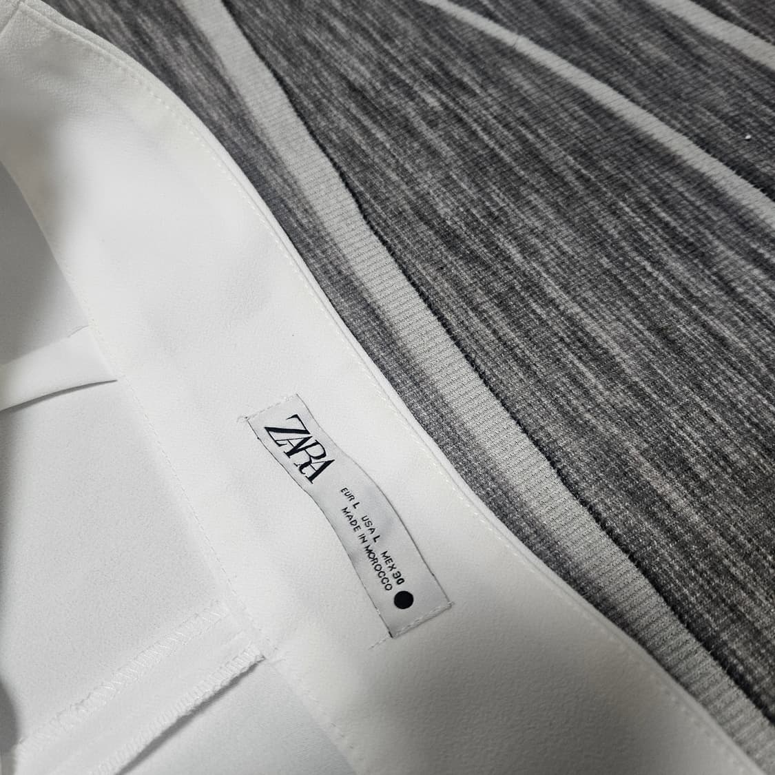 자라(ZARA) 세미 와이드 슬렉스 L size 상품이미지5