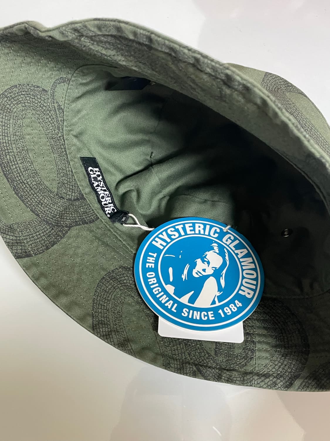 히스테릭 글래머 스네이크 패턴 버킷햇 상품이미지5