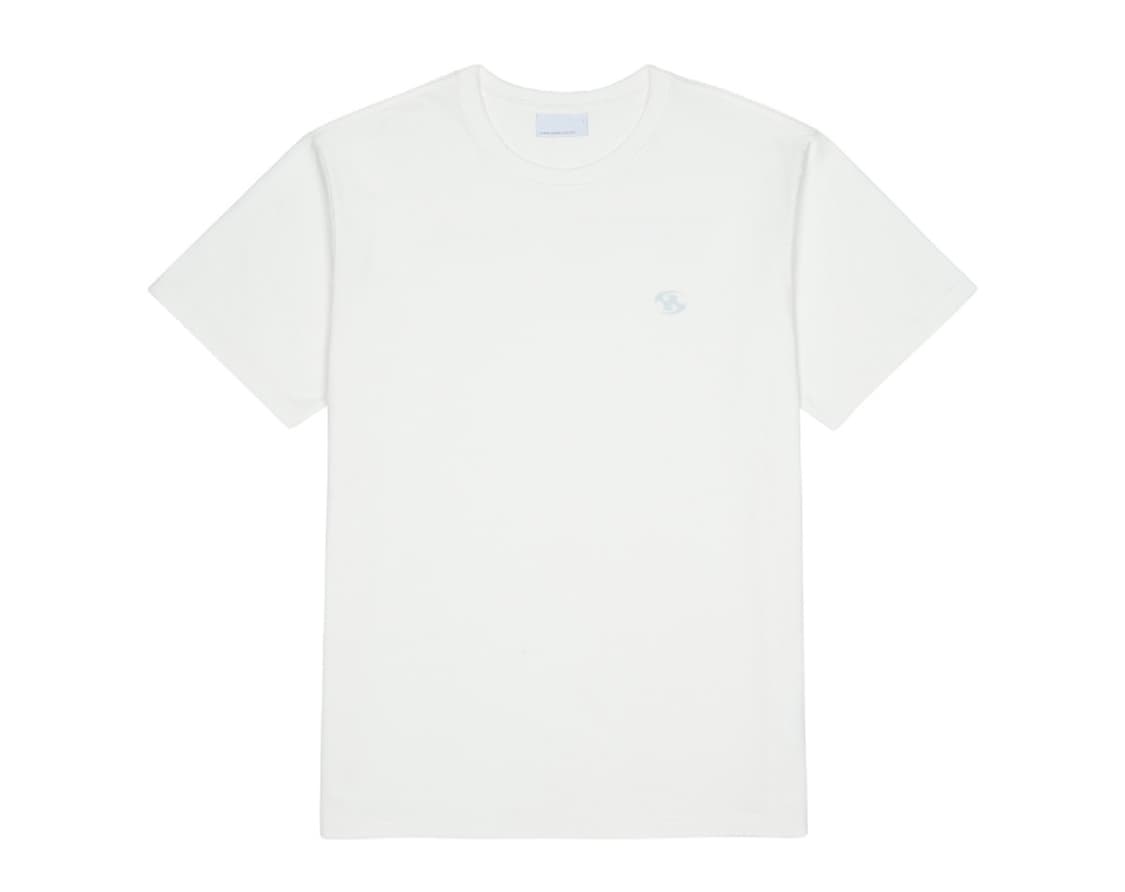 2 3 4 산산기어 26ss 로고 반팔티 화이트 미개봉 새제품 판매 상품이미지1