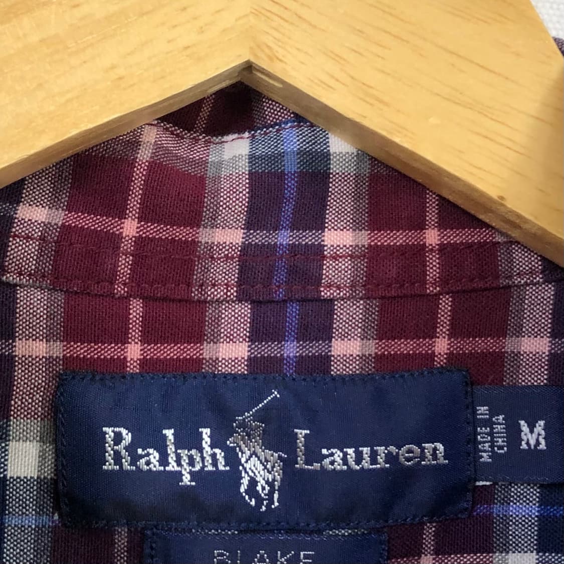 100 폴로 옥스포드 체크 셔츠 상품이미지3