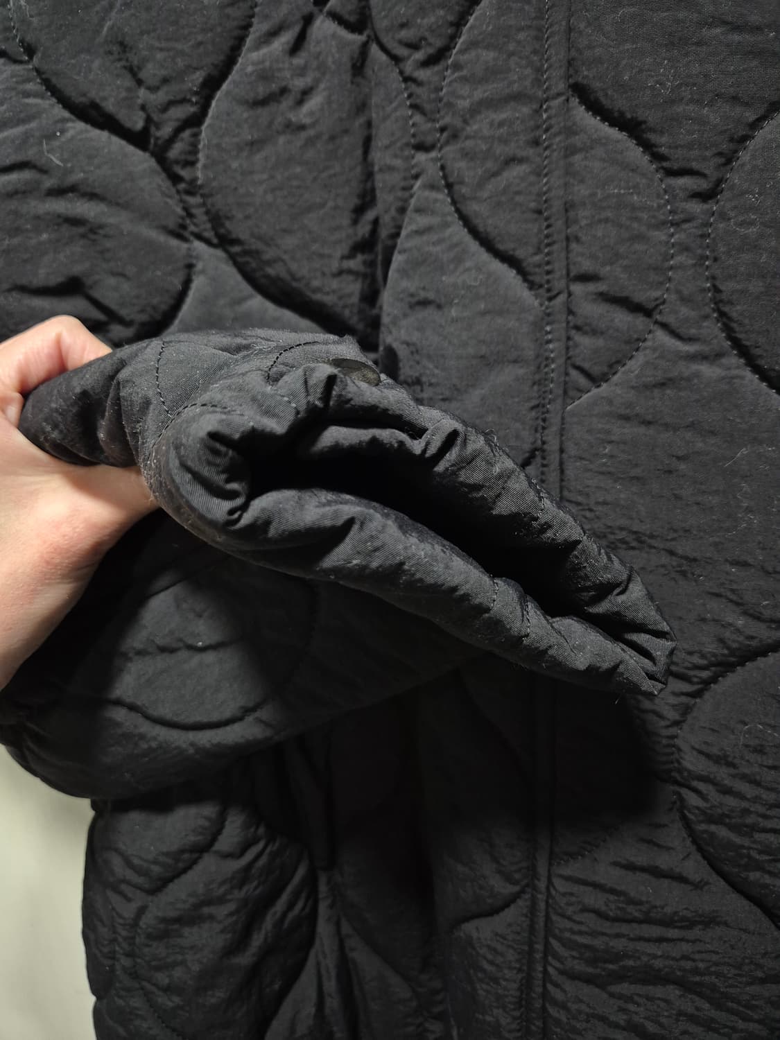 빈티지 블랙 퀄팅 패딩 자켓. 새상품 상품이미지9