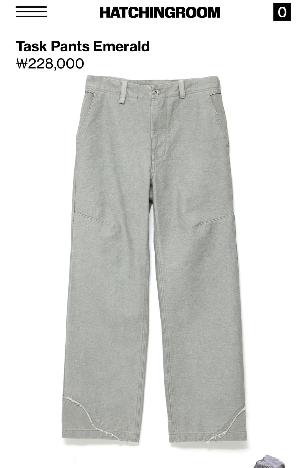 해칭룸 바지 새상품 상품이미지1