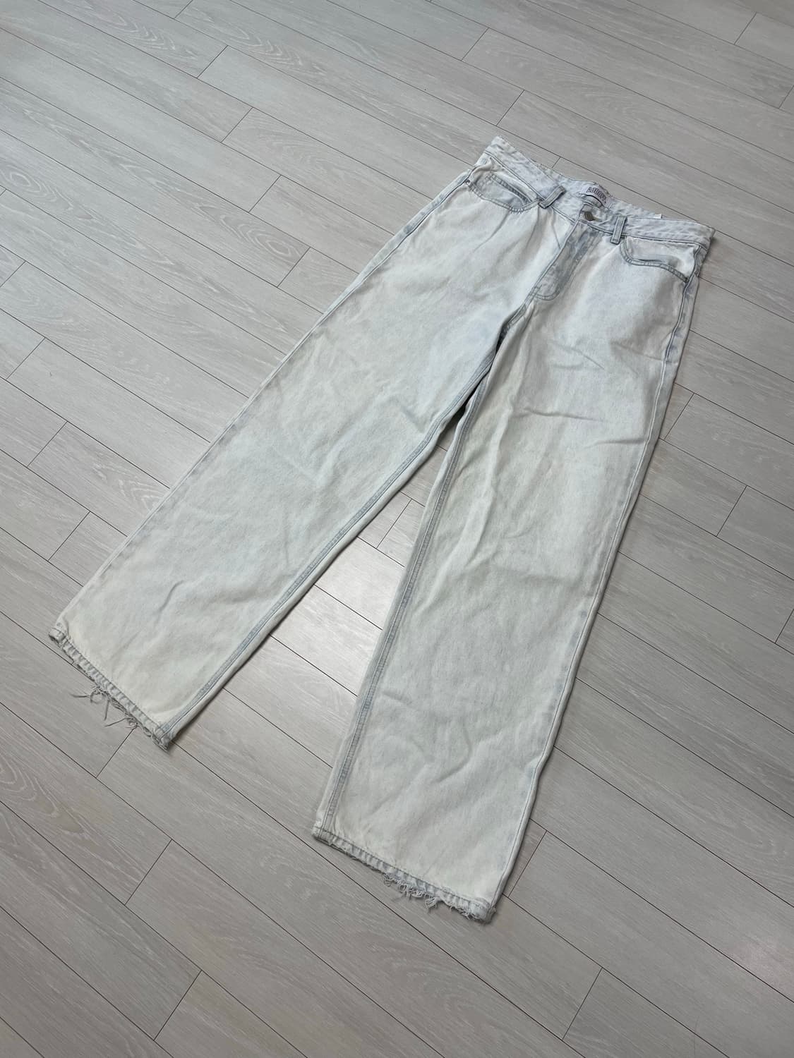 Newtro Wide Denim Pants - Ice Melt 상품이미지1