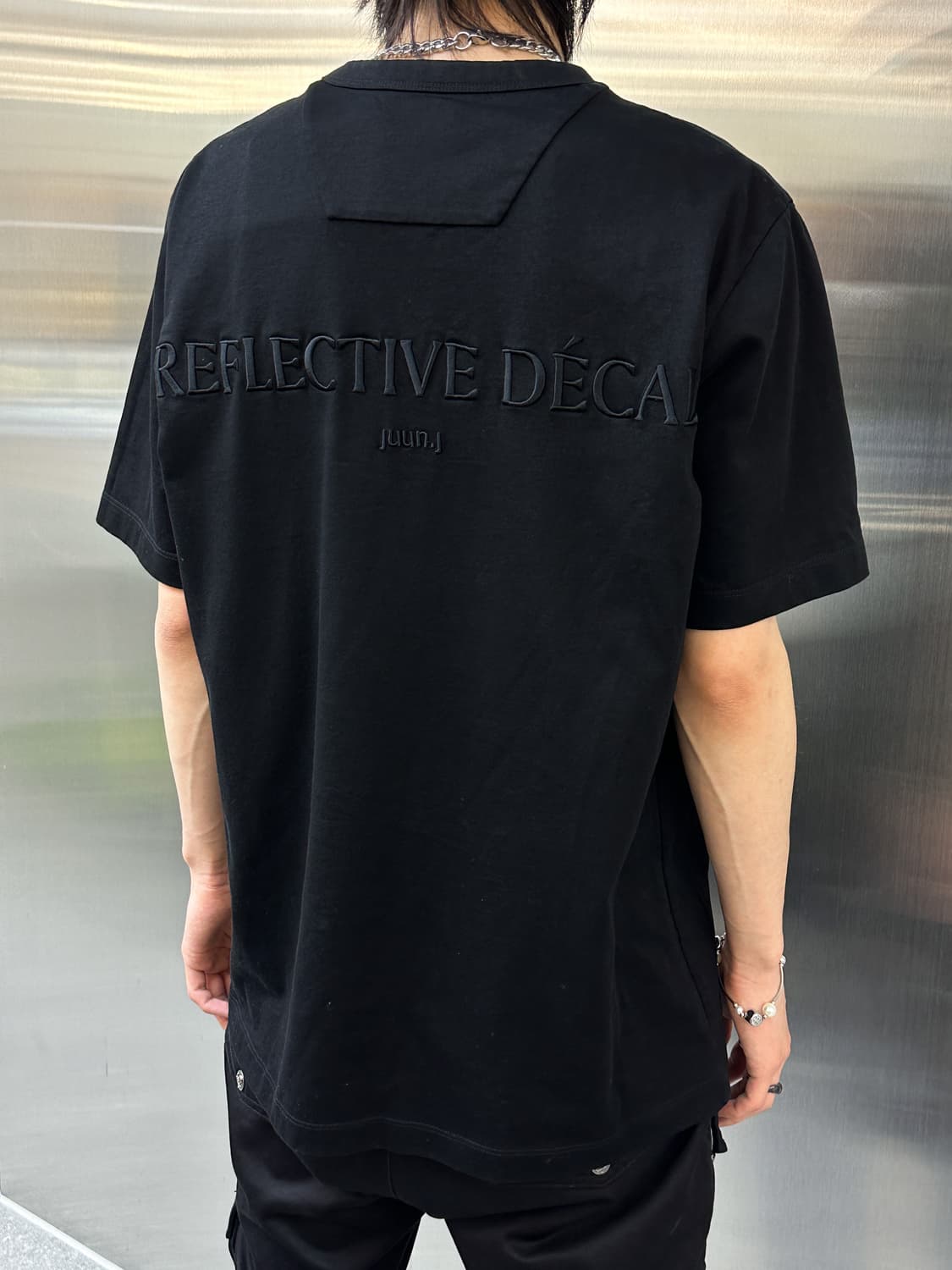 준지 19FW 리플렉티브 데칼 티셔츠 상품이미지4