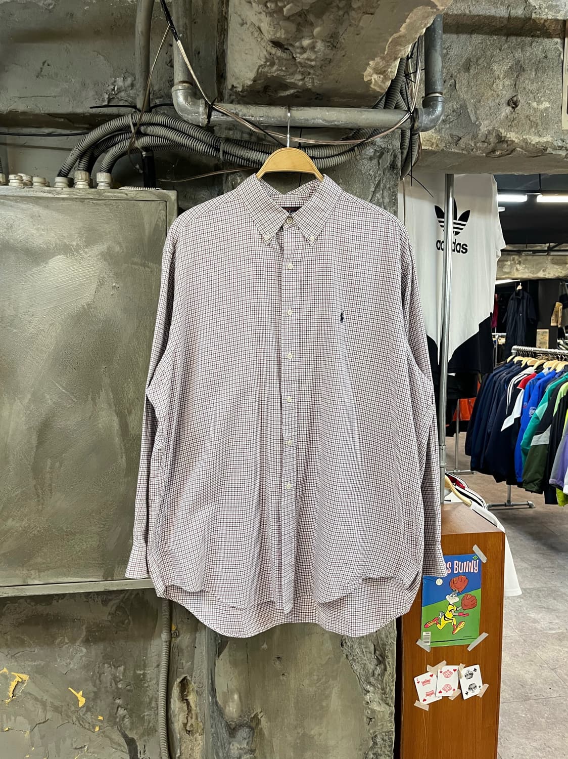 폴로 랄프로렌 체크 셔츠 레드 #csz2885 상품이미지1