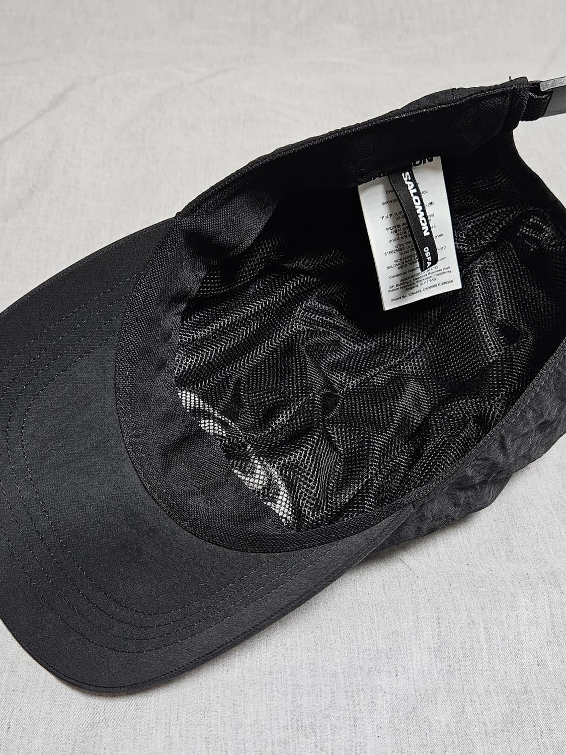 살로몬 링크 캠프캡 블랙 상품이미지2