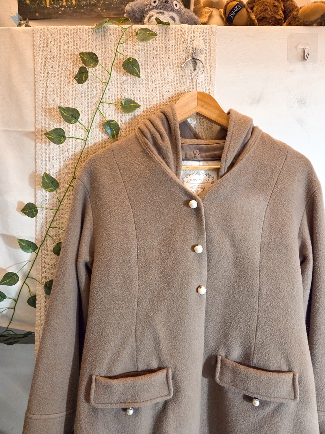 Lodispotto 초코라떼 후드 코트 상품이미지2