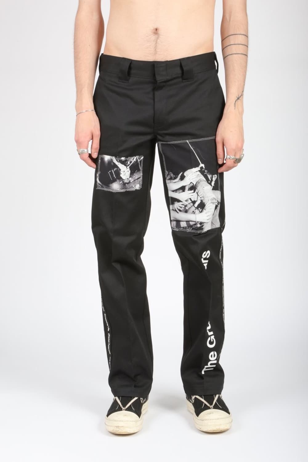 솔로이스트 패치드 워크 팬츠 (30x32) 상품이미지1