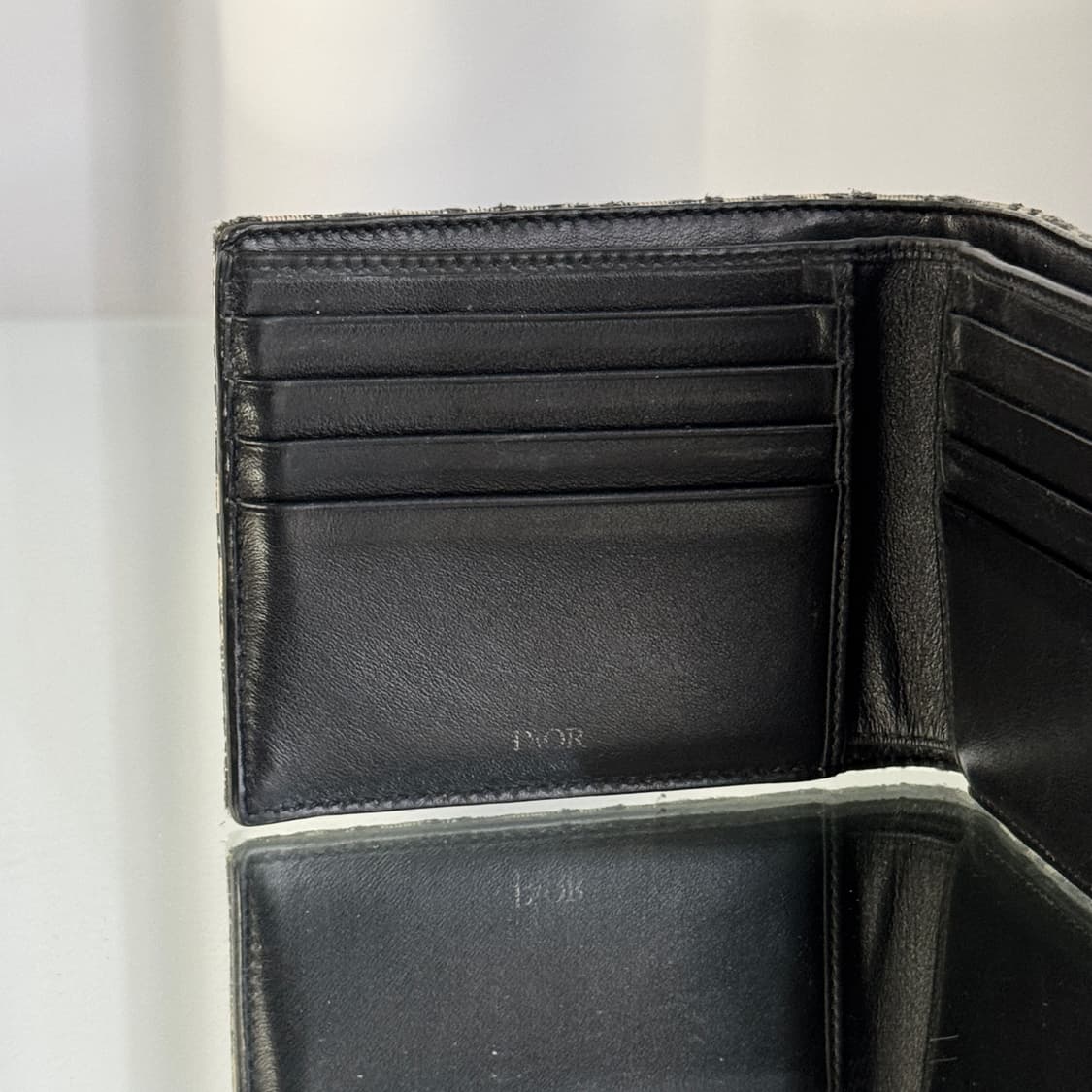 디올 오블리크 반지갑 베이지 상품이미지4