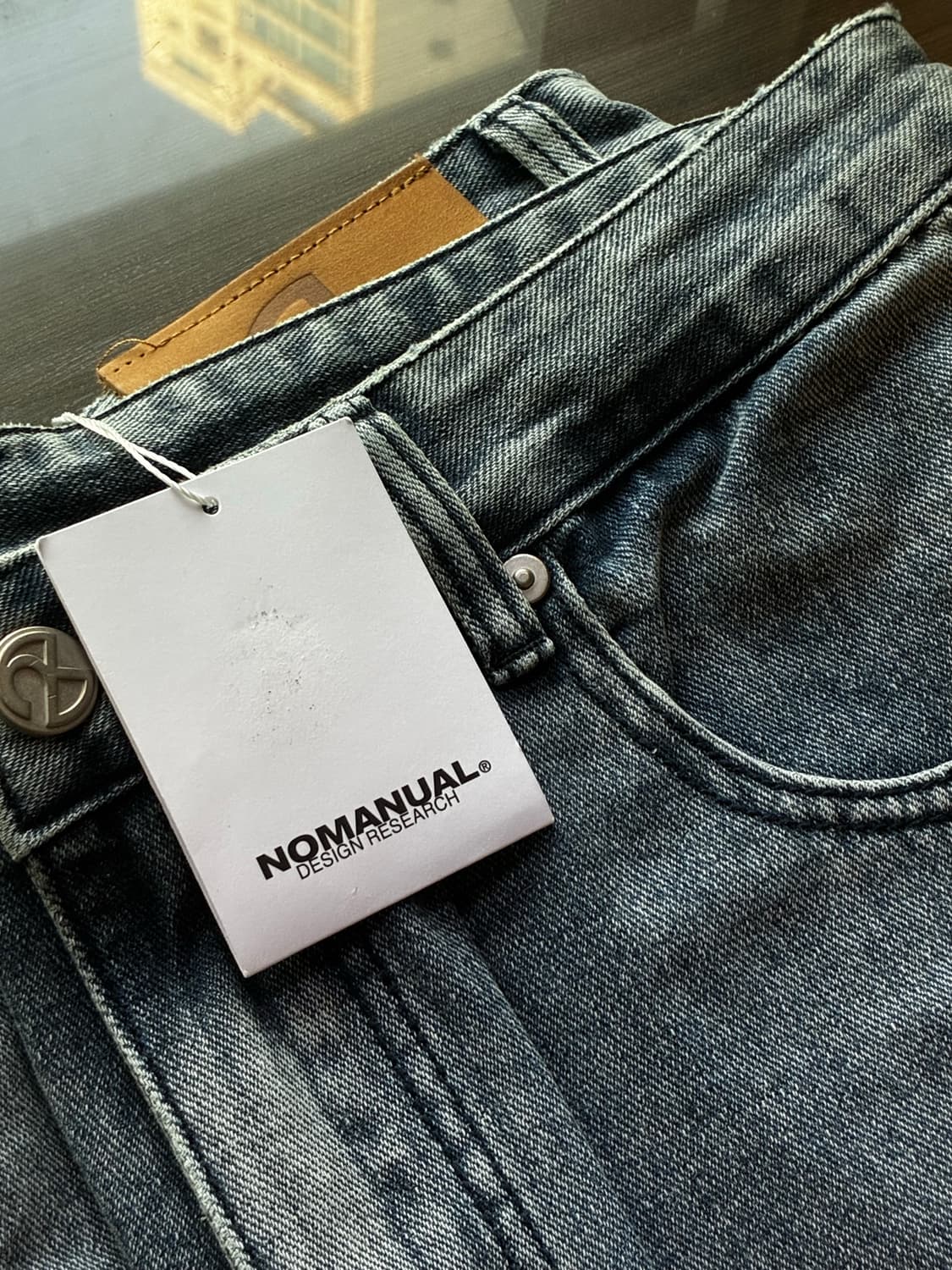 새상품)(L)노매뉴얼RAW VISION DENIM PANTS 와이드데님 상품이미지7