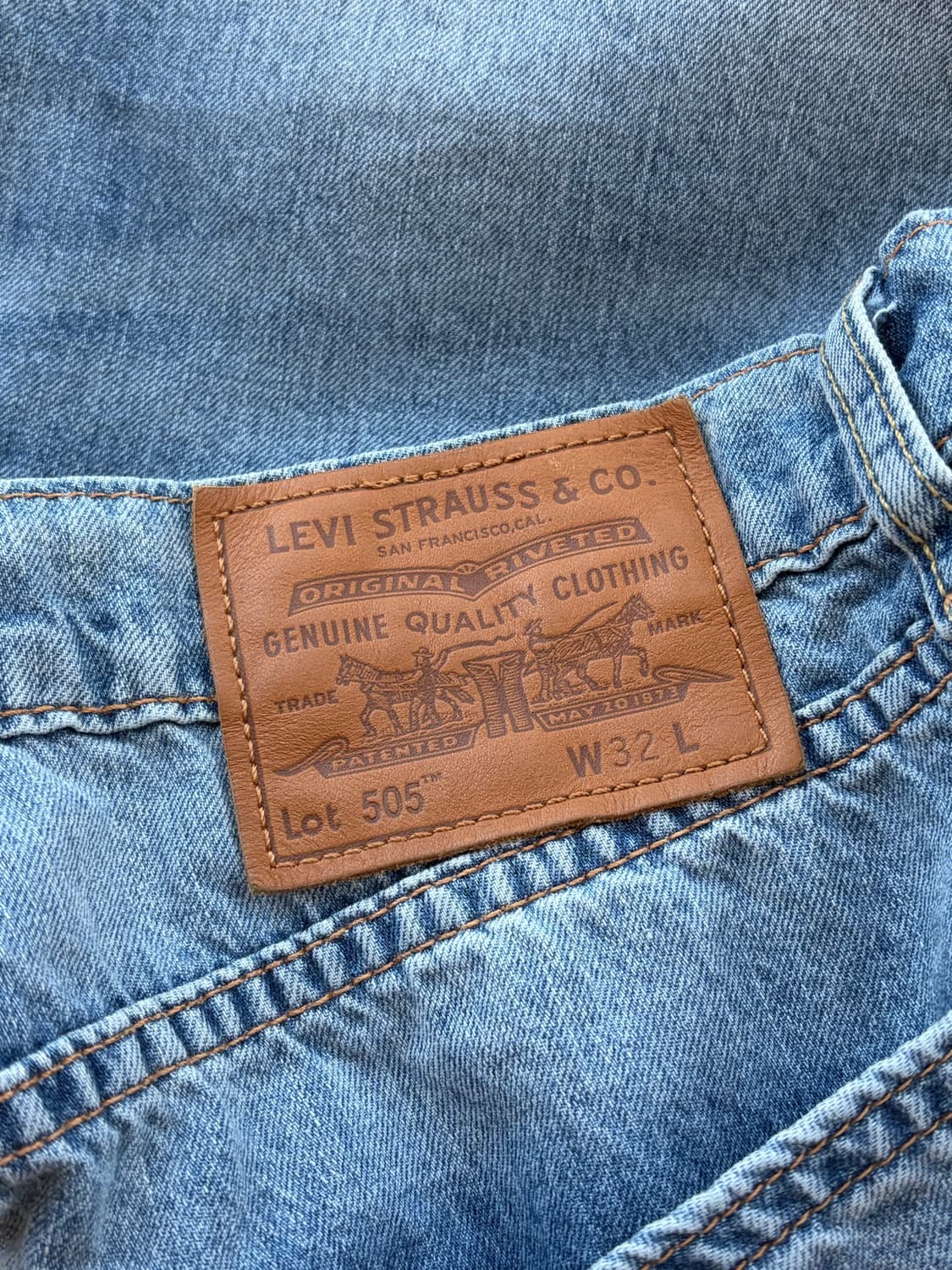 Levis 빈티지 리바이스 504 데님 쇼츠 32 상품이미지4