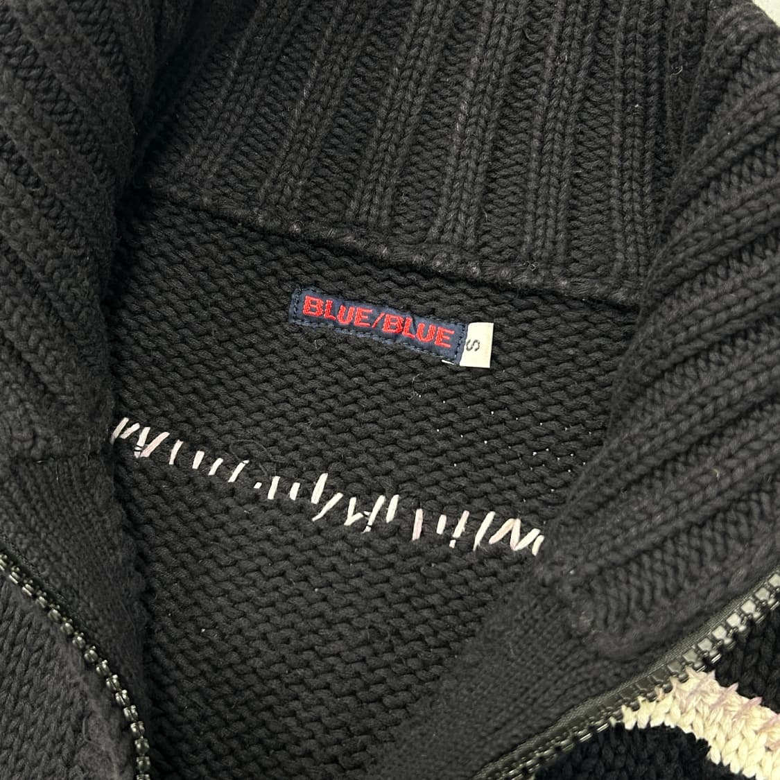 블루블루 재팬 헤비 니트집업  상품이미지5
