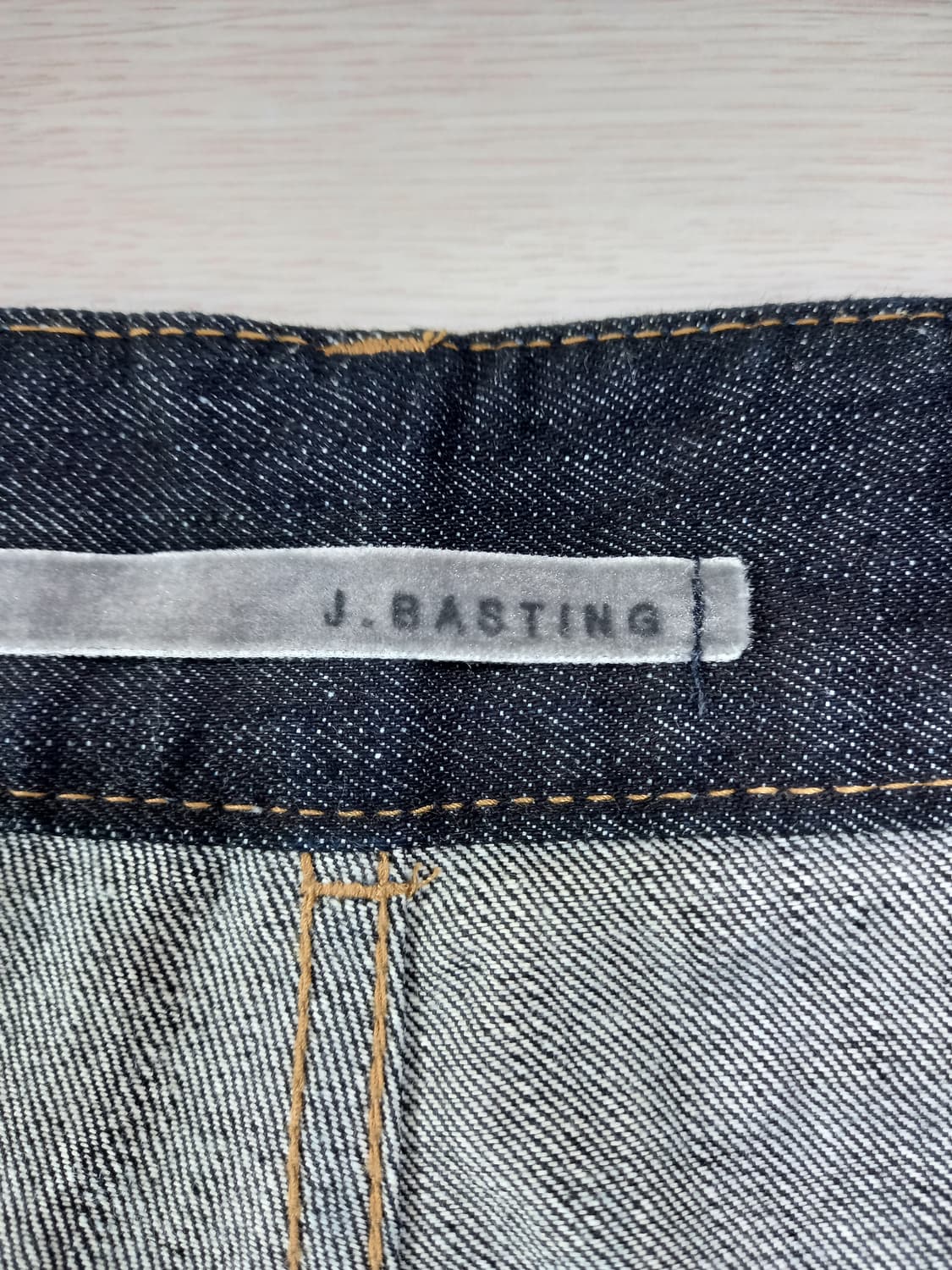 28 J.BASTING Kor 하이웨이스트 테이퍼드 진청 28-912 상품이미지7