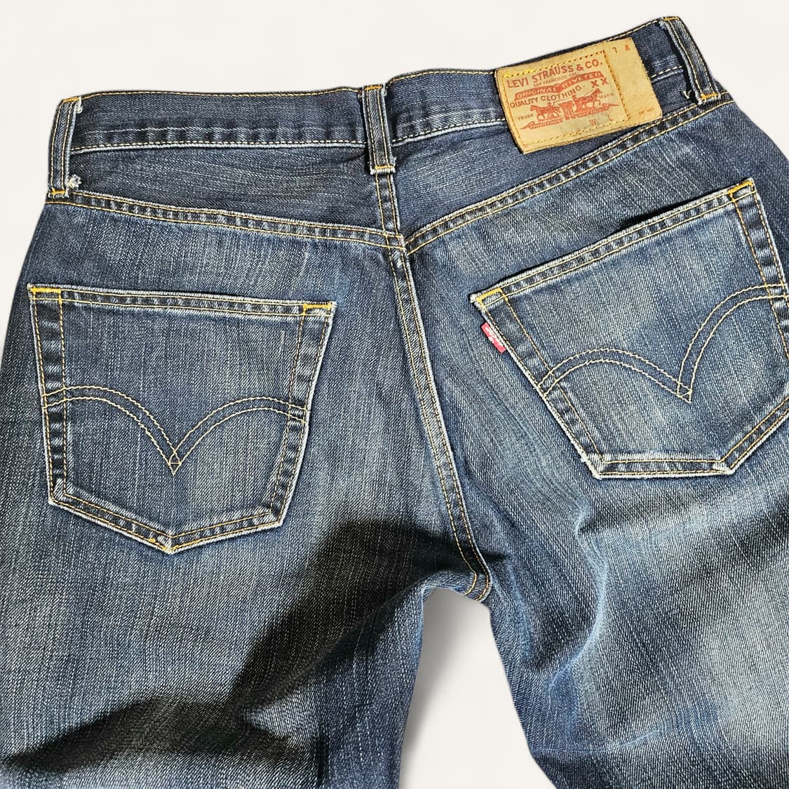 [W32][리바이스]00's 유럽판 501®스트레이트핏 레드스티치 워시드 상품이미지5
