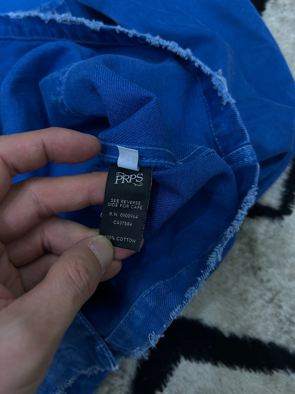 [M]PRPS 프렌치 데님 워크자켓/블루 상품이미지4