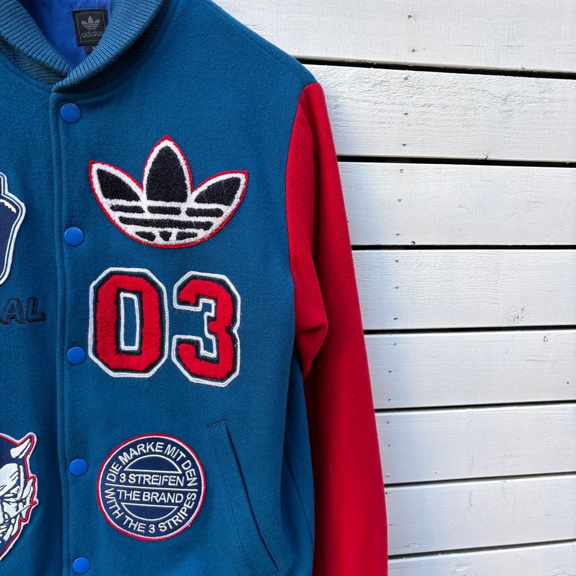 Adidas 아디다스 울 바시티 자켓 상품이미지4