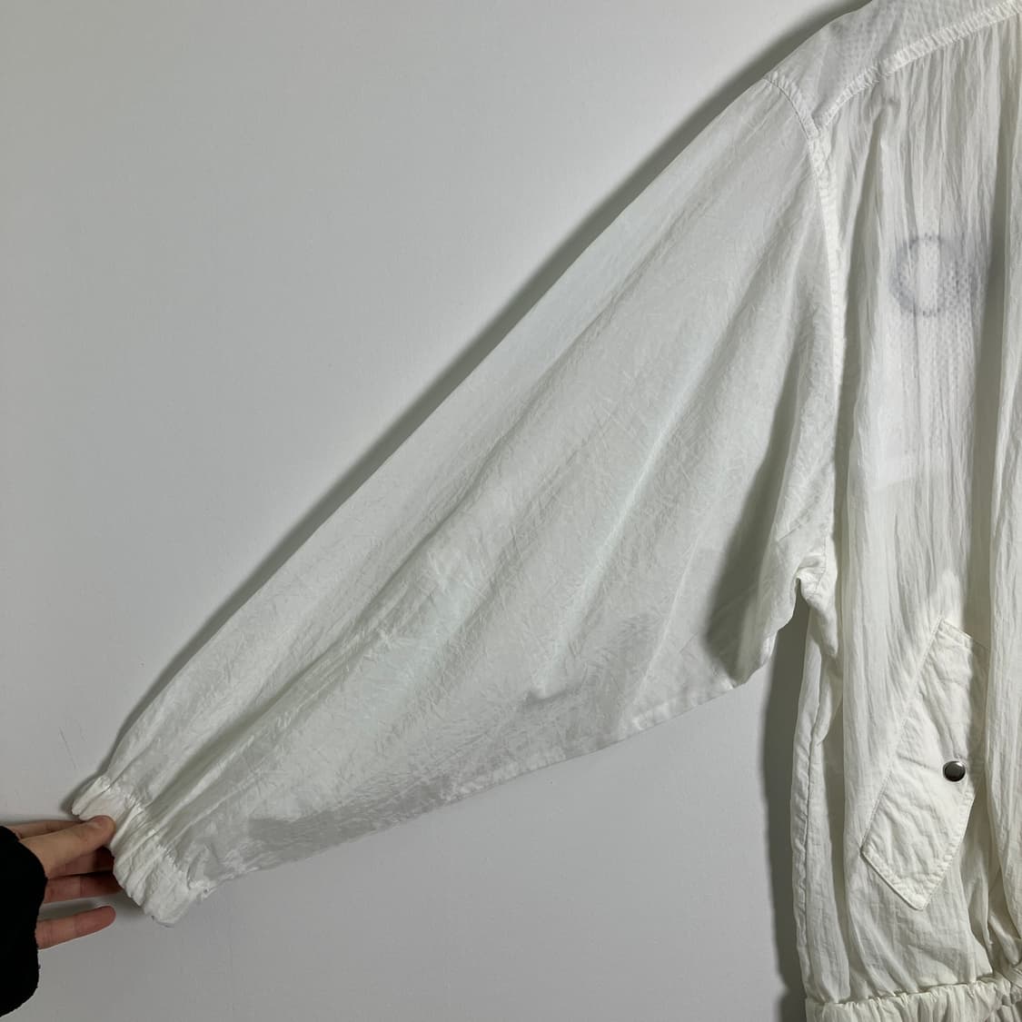 실비오 발렌티노 화이트 빈티지 라이트 자켓 M 상품이미지6