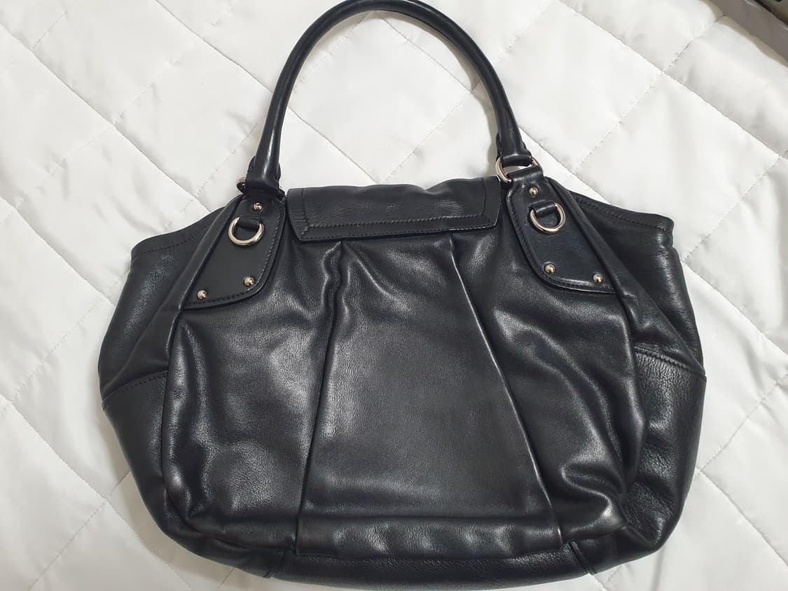 프라다(Prada) 소프트 카프 BN1628 블랙 토트백 상품이미지3