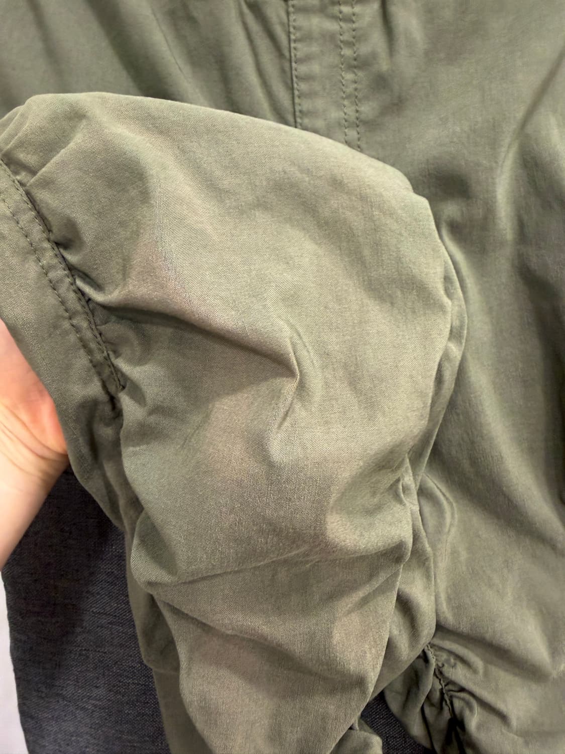 Khaki shirring leggings 상품이미지9