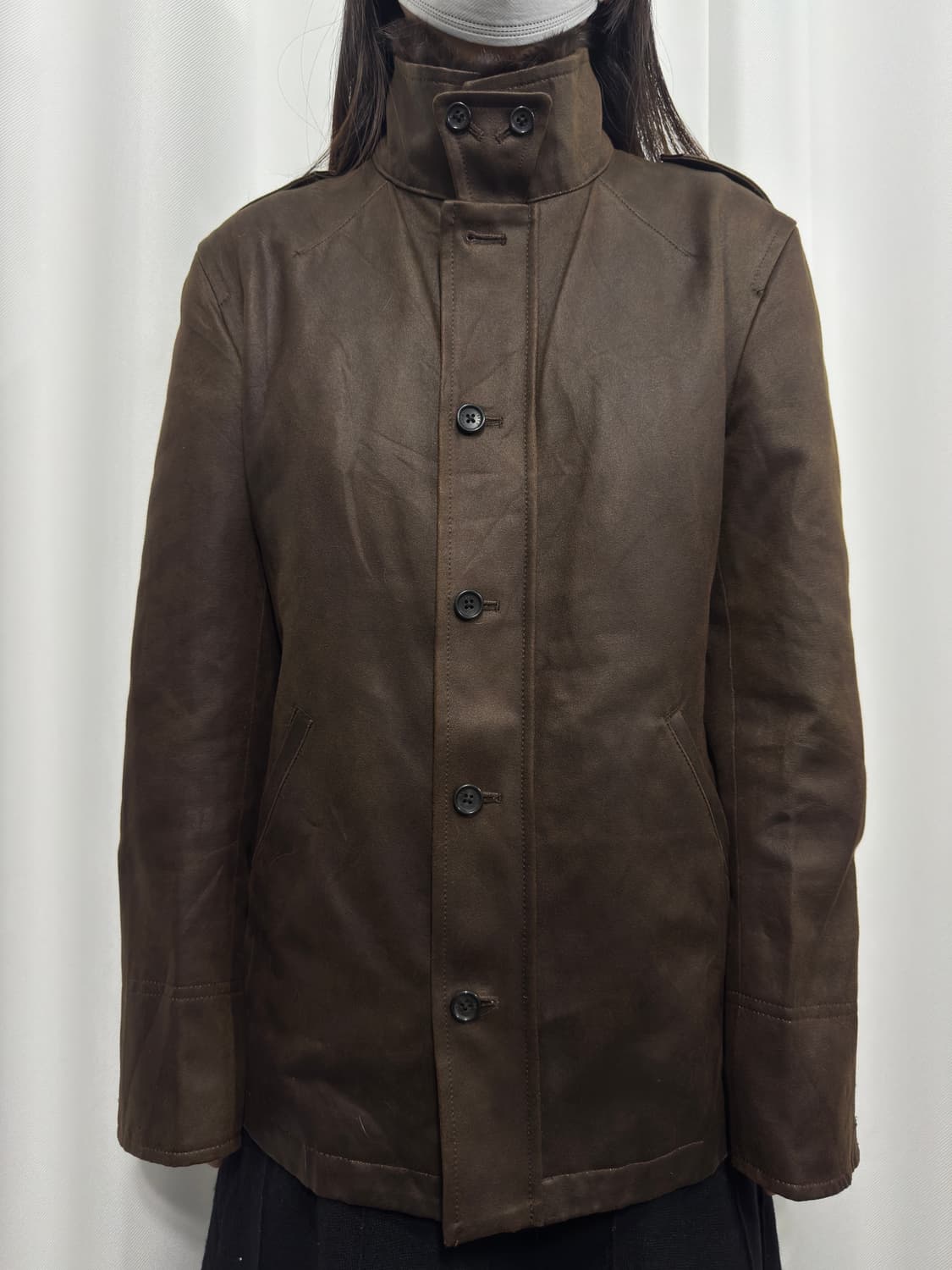 takeo kikuchi fur detail twoway jacket 상품이미지3