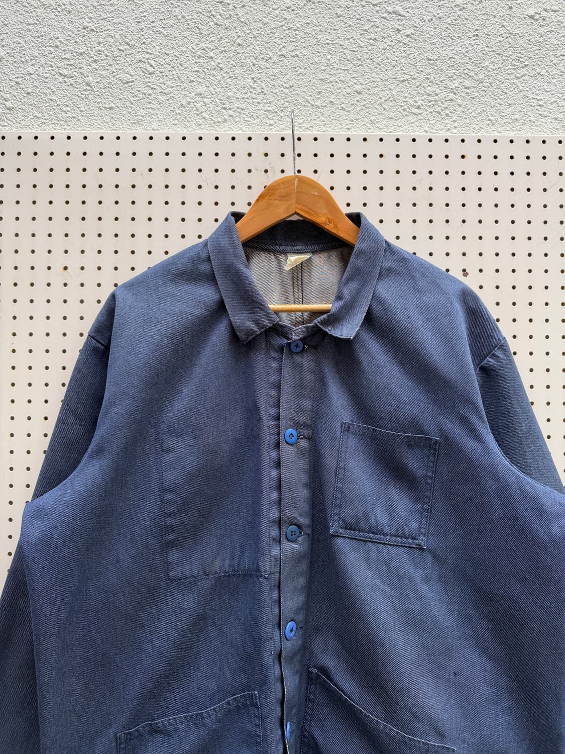 WASHED DENIM FRENCH REPAIR 빈티지 프렌치워크자켓 상품이미지3