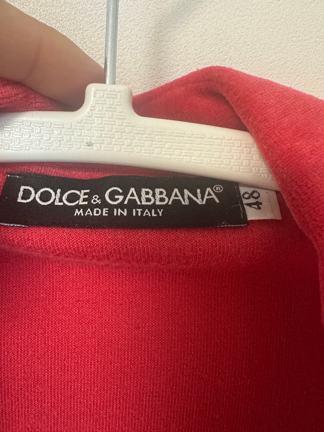 돌체앤가바나 벨벳 카라티셔츠 48사이즈 상품이미지2