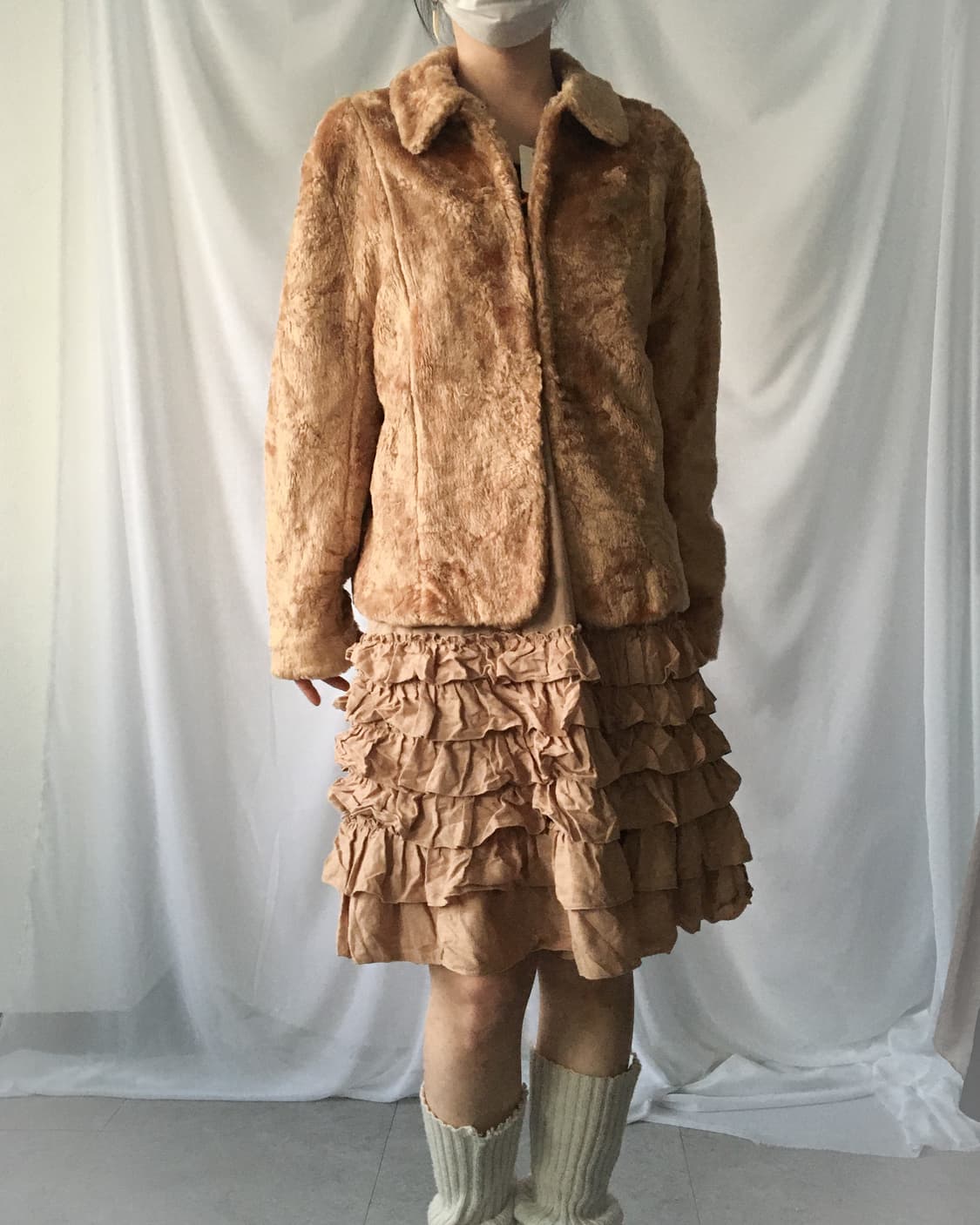Fake fur jacket 상품이미지1