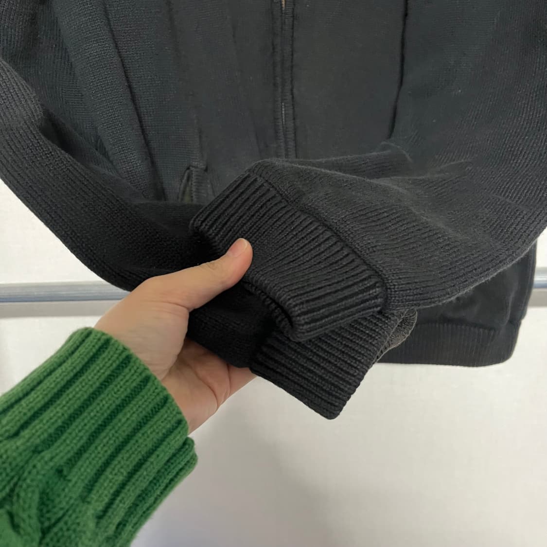 타미힐피거 블랙 스웻 자켓 L 상품이미지6