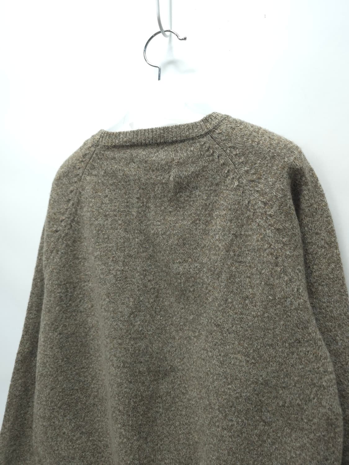 제이크루 여성 100% 램스울 헤더 브라운 라글란 니트 상품이미지9