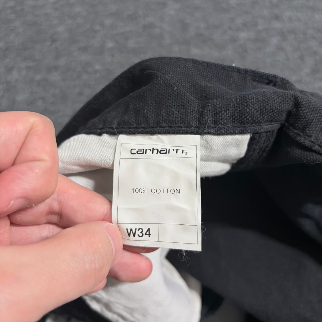칼하트 블랙 카펜터 팬츠 새상품 상품이미지3